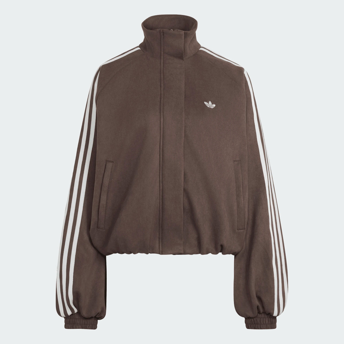 ADIDAS ORIGINALS - FAUX SUEDE TRACK TOP