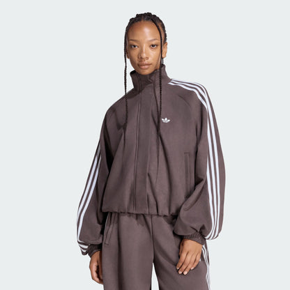 ADIDAS ORIGINALS - FAUX SUEDE TRACK TOP