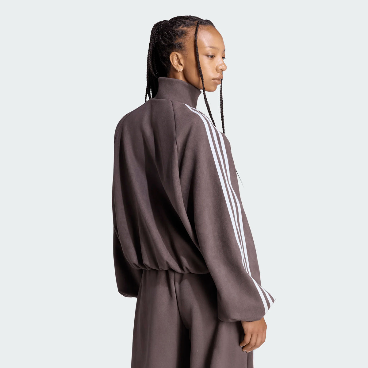 ADIDAS ORIGINALS - FAUX SUEDE TRACK TOP