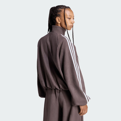 ADIDAS ORIGINALS - FAUX SUEDE TRACK TOP