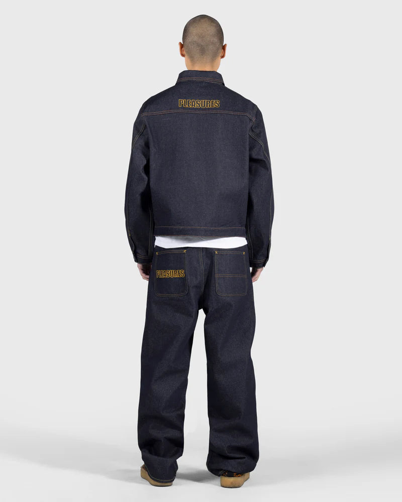 PLEASURES - INDIGO FORMULA BAGGY JEANS