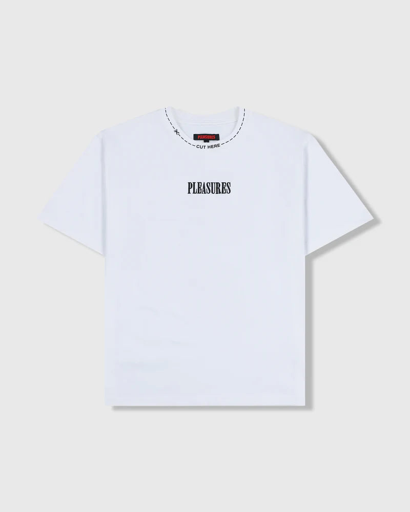 PLEASURES - CUT HERE HEAVYWEIGHT SHIRT