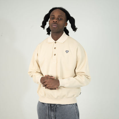 IUTER - HEART LOGO POLO SWEATER