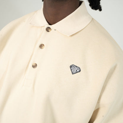 IUTER - HEART LOGO POLO SWEATER