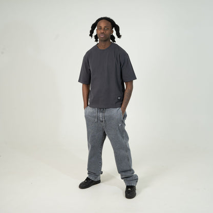 IUTER - LABEL RIBBED TEE