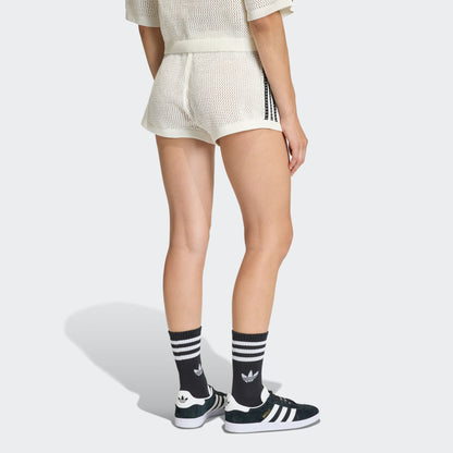 ADIDAS ORIGINALS - KNITTED CROCHET SHORTS
