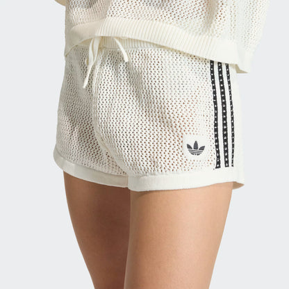 ADIDAS ORIGINALS - KNITTED CROCHET SHORTS