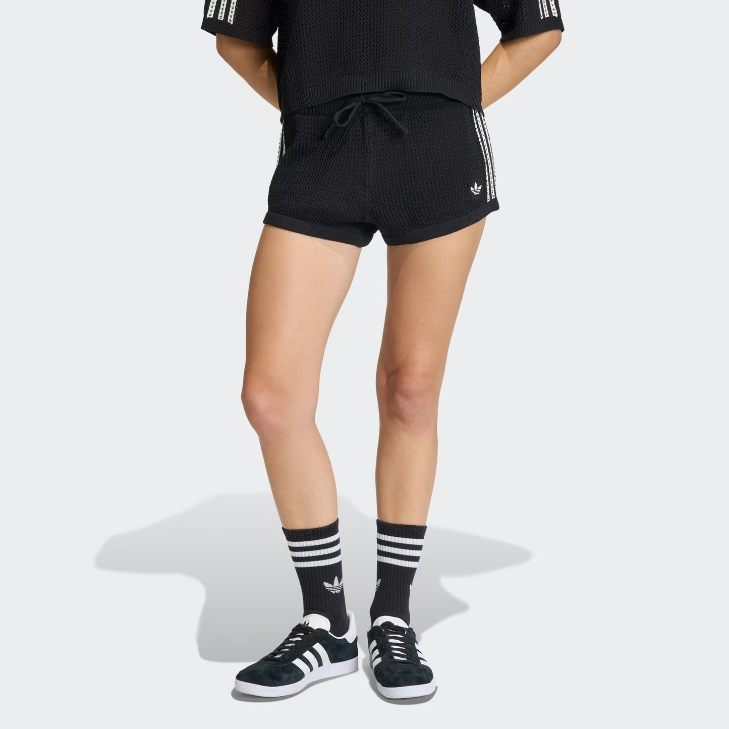 ADIDAS ORIGINALS - KNITTED CROCHET SHORTS
