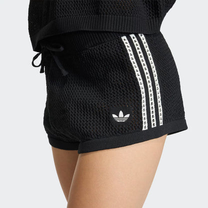 ADIDAS ORIGINALS - KNITTED CROCHET SHORTS