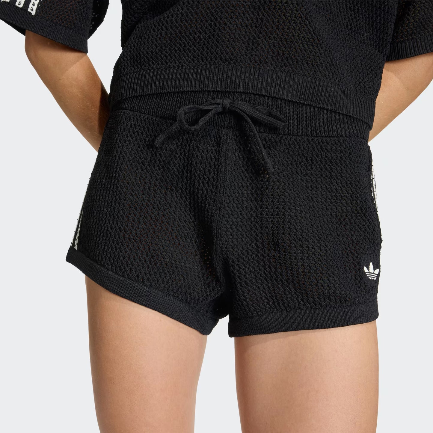 ADIDAS ORIGINALS - KNITTED CROCHET SHORTS