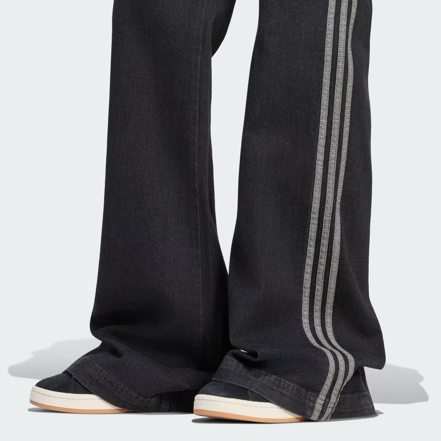ADIDAS ORIGINALS - SST LOW RISE FLARED LEG DENIM PANT