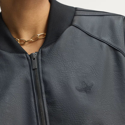 ADIDAS ORIGINALS - PLEATHER SST OVERSIZED TRACK TOP