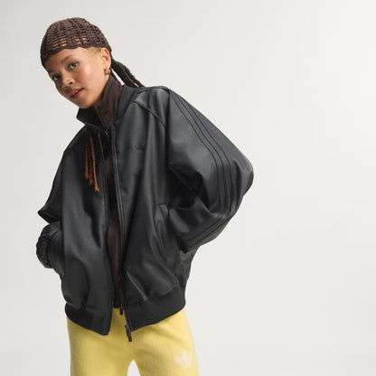 ADIDAS ORIGINALS - PLEATHER SST OVERSIZED TRACK TOP
