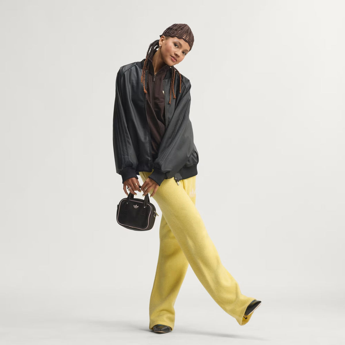 ADIDAS ORIGINALS - PLEATHER SST OVERSIZED TRACK TOP