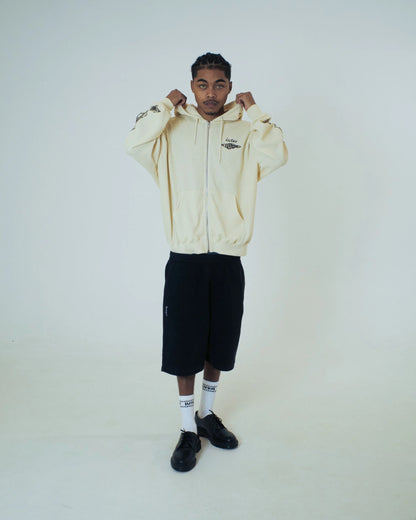 IUTER - BIJOUX WAFFLE ZIP HOODIE