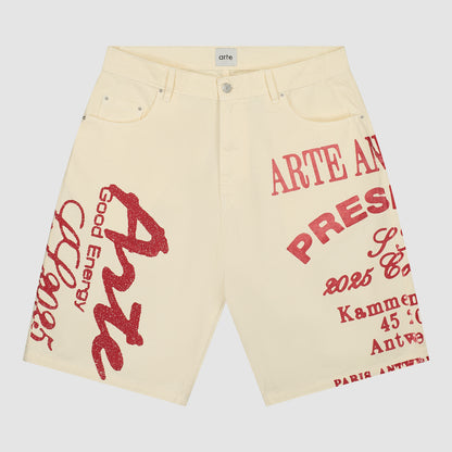 ARTE - RED PRINT SHORTS