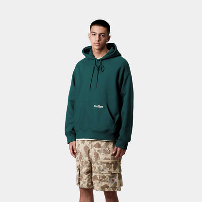 CARHARTT WIP - HOODED LABEL SCRIPT SWEAT