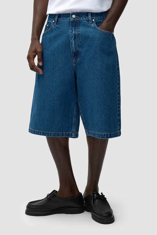 ARTE - ROUND POCKET DENIM SHORTS