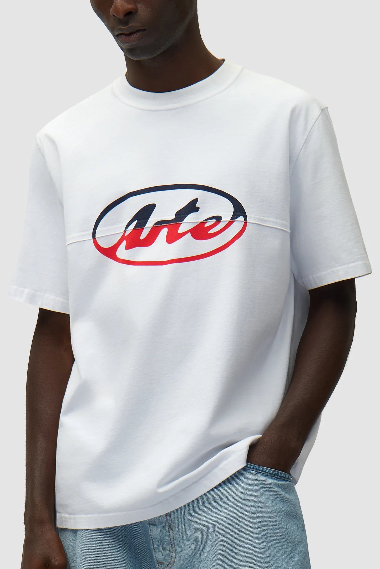ARTE - CIRCLE LOGO CUT T-SHIRT