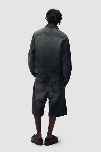 ARTE - ROUND POCKET DENIM SHORTS