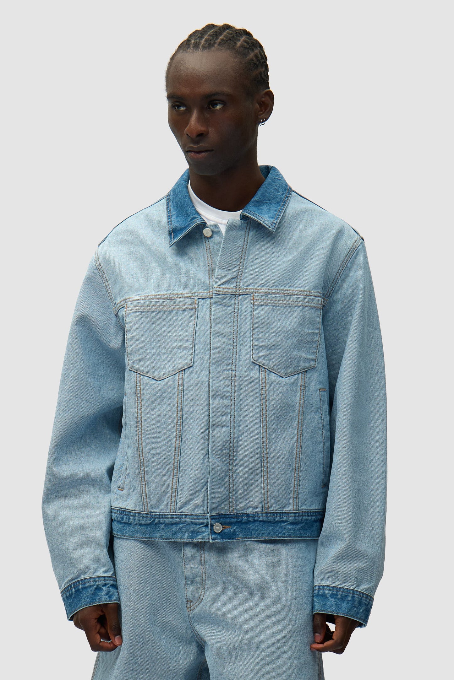 ARTE - DENIM INISIDE/OUT JACKET
