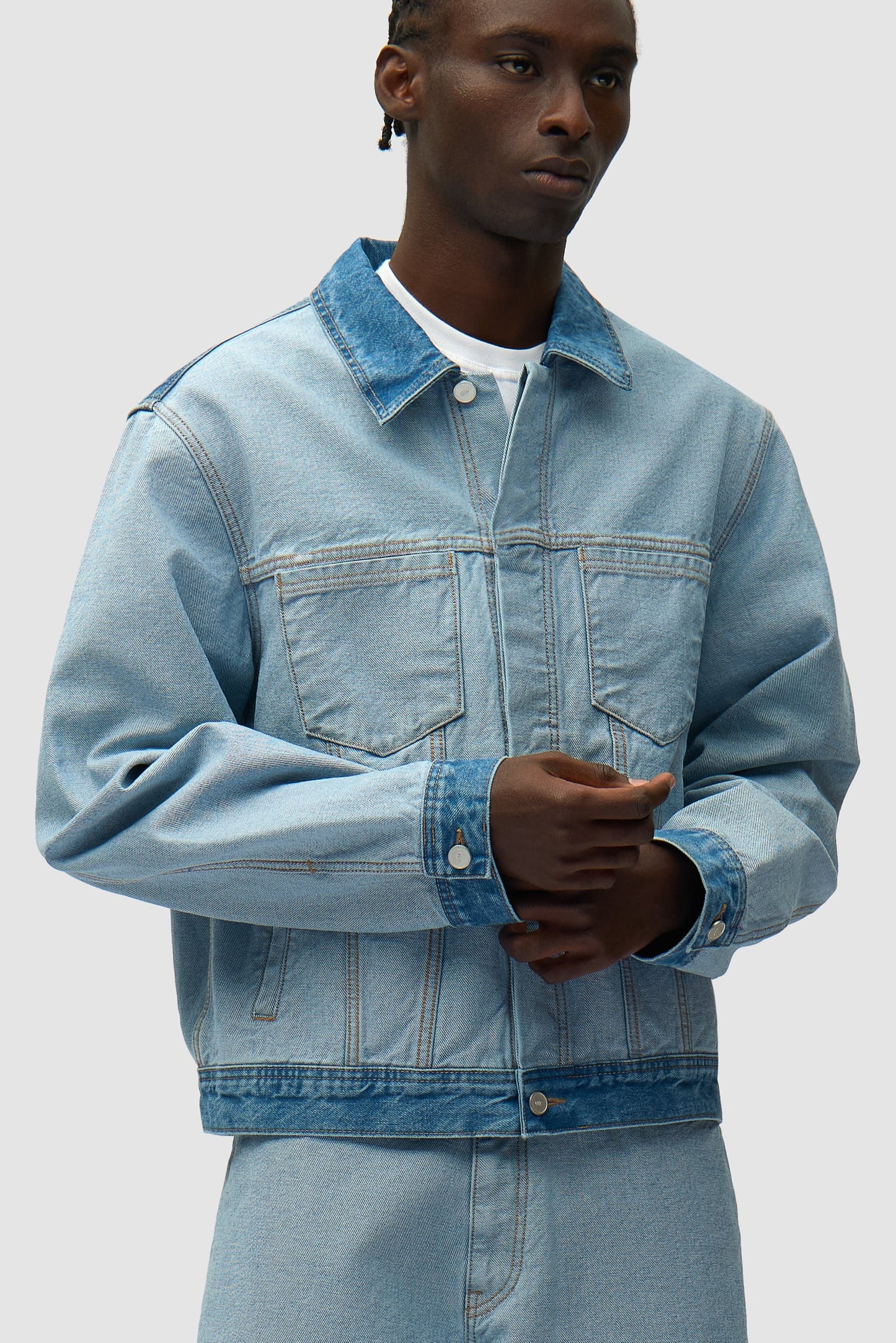 ARTE - DENIM INISIDE/OUT JACKET