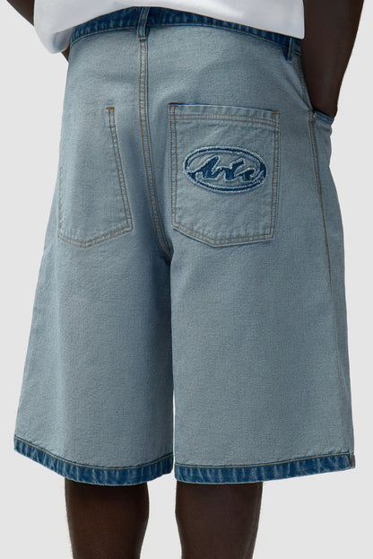 ARTE - DENIM INISIDE/OUT SHORTS