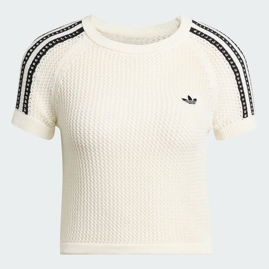 ADIDAS ORIGINALS - KNITTED CROCHET CALI TEE
