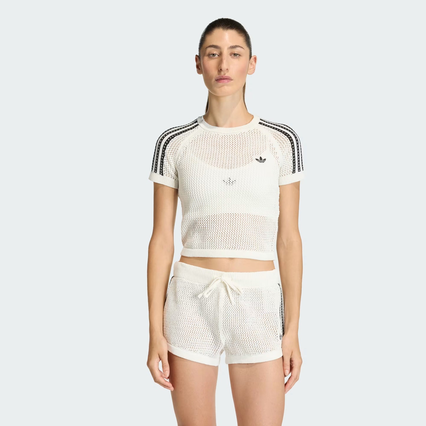 ADIDAS ORIGINALS - KNITTED CROCHET CALI TEE