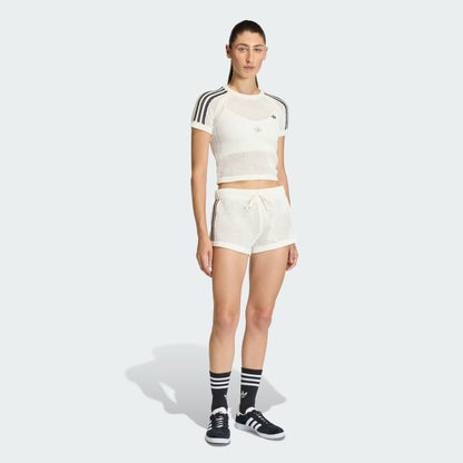 ADIDAS ORIGINALS - KNITTED CROCHET CALI TEE