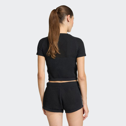 ADIDAS ORIGINALS - KNITTED CROCHET CALI TEE