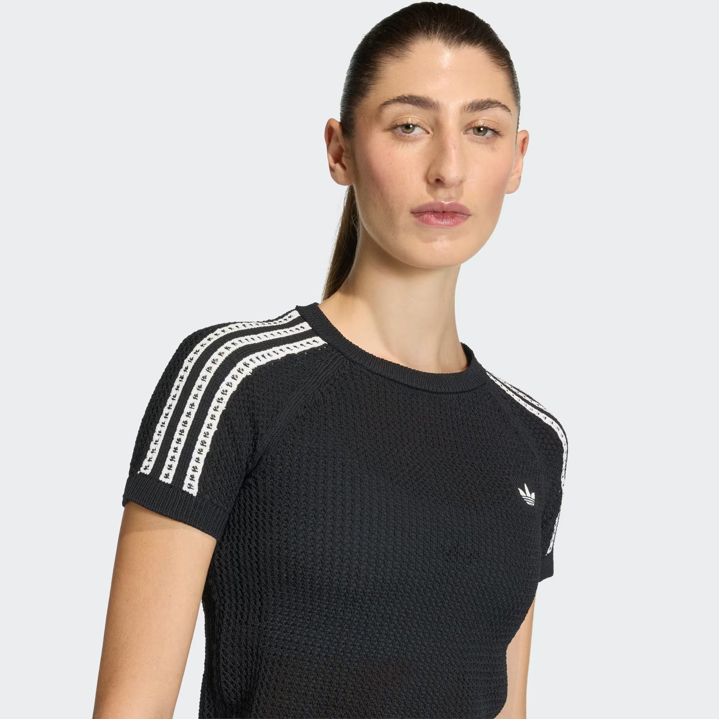 ADIDAS ORIGINALS - KNITTED CROCHET CALI TEE