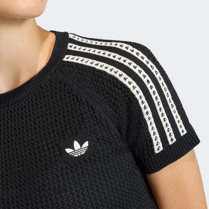ADIDAS ORIGINALS - KNITTED CROCHET CALI TEE
