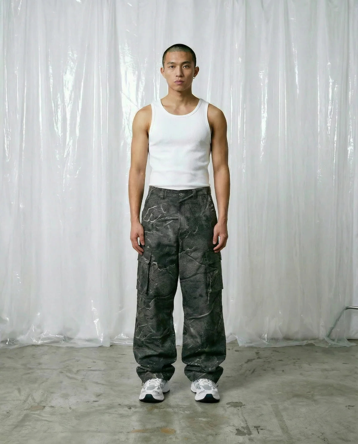 VERTERE - TETRA AOP CARGO PANTS