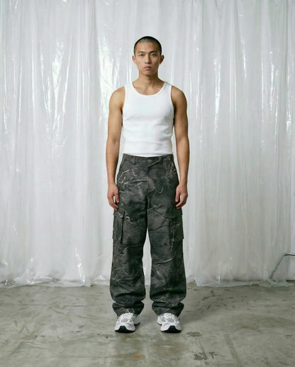 VERTERE - TETRA AOP CARGO PANTS