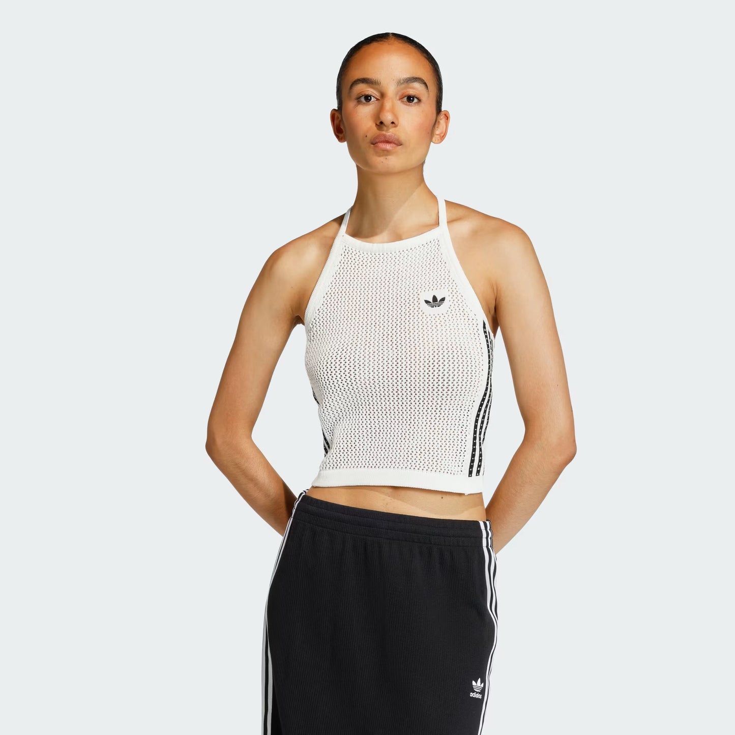 ADIDAS ORIGINALS - KNITTED CROCHET TOP
