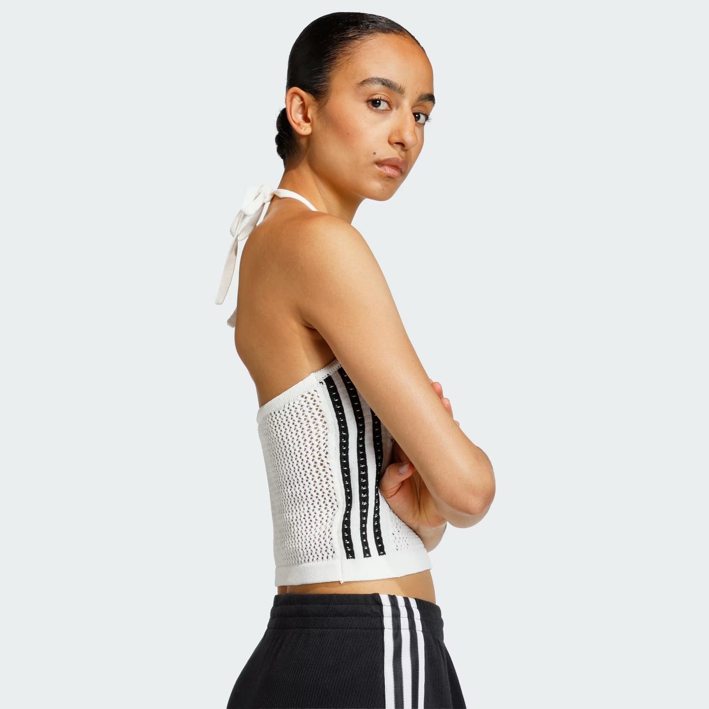 ADIDAS ORIGINALS - KNITTED CROCHET TOP