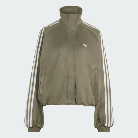 ADIDAS ORIGINALS - FAUX SUEDE TRACK TOP