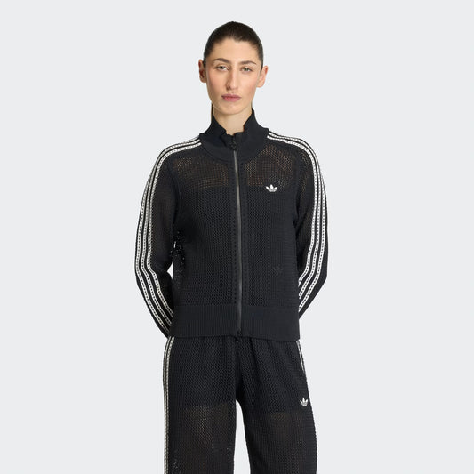 ADIDAS ORIGINALS - KNITTED CROCHET FIREBIRD TRACK TOP