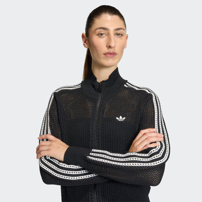 ADIDAS ORIGINALS - KNITTED CROCHET FIREBIRD TRACK TOP