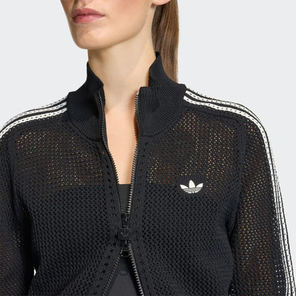 ADIDAS ORIGINALS - KNITTED CROCHET FIREBIRD TRACK TOP