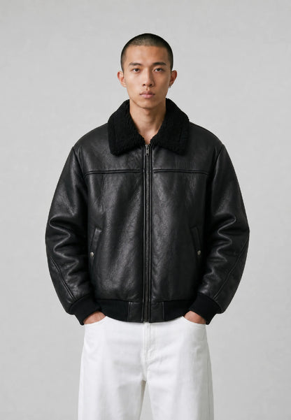 VERTERE - SECTOR FAUX LEATHER JACKET