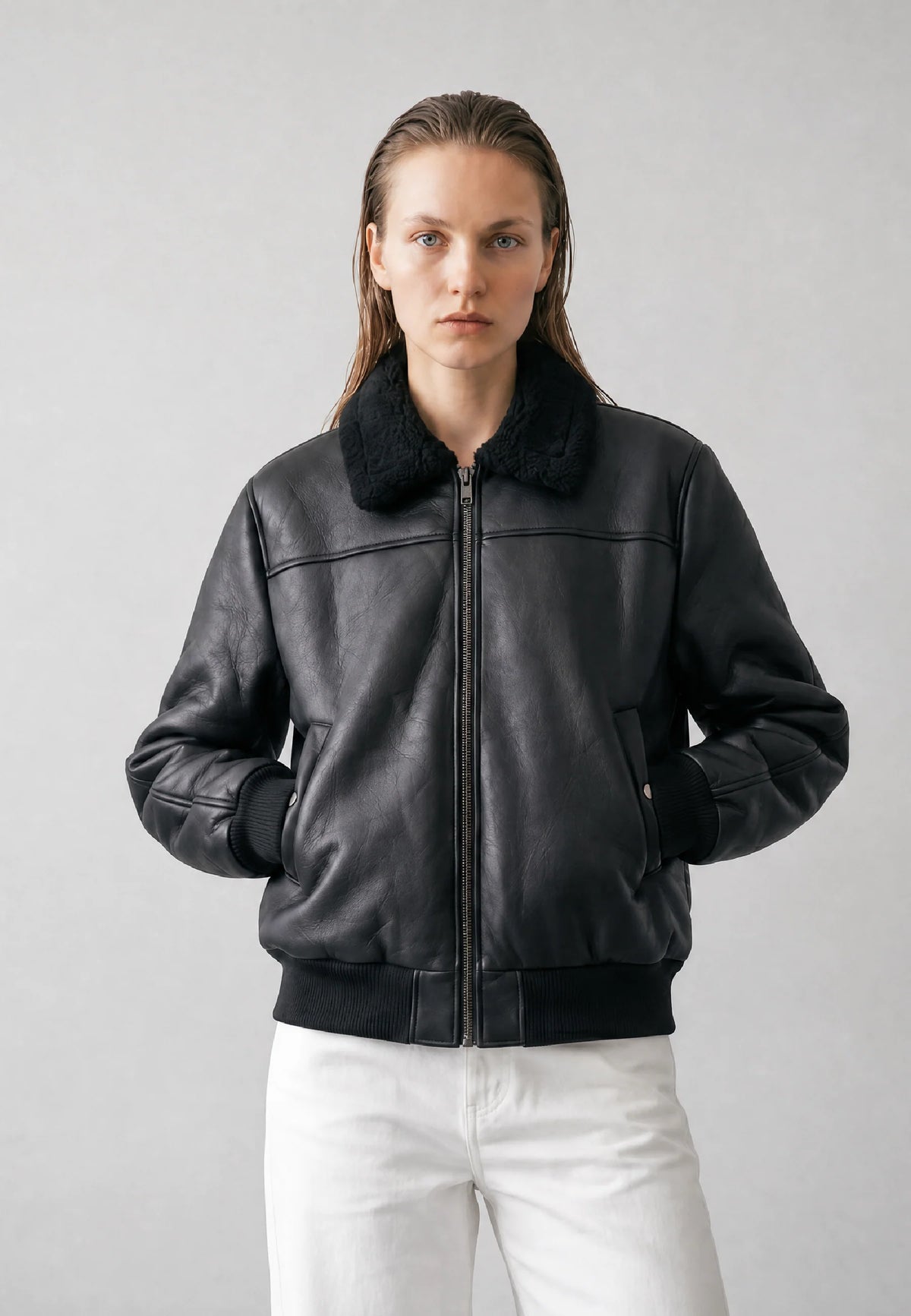 VERTERE - SECTOR FAUX LEATHER JACKET