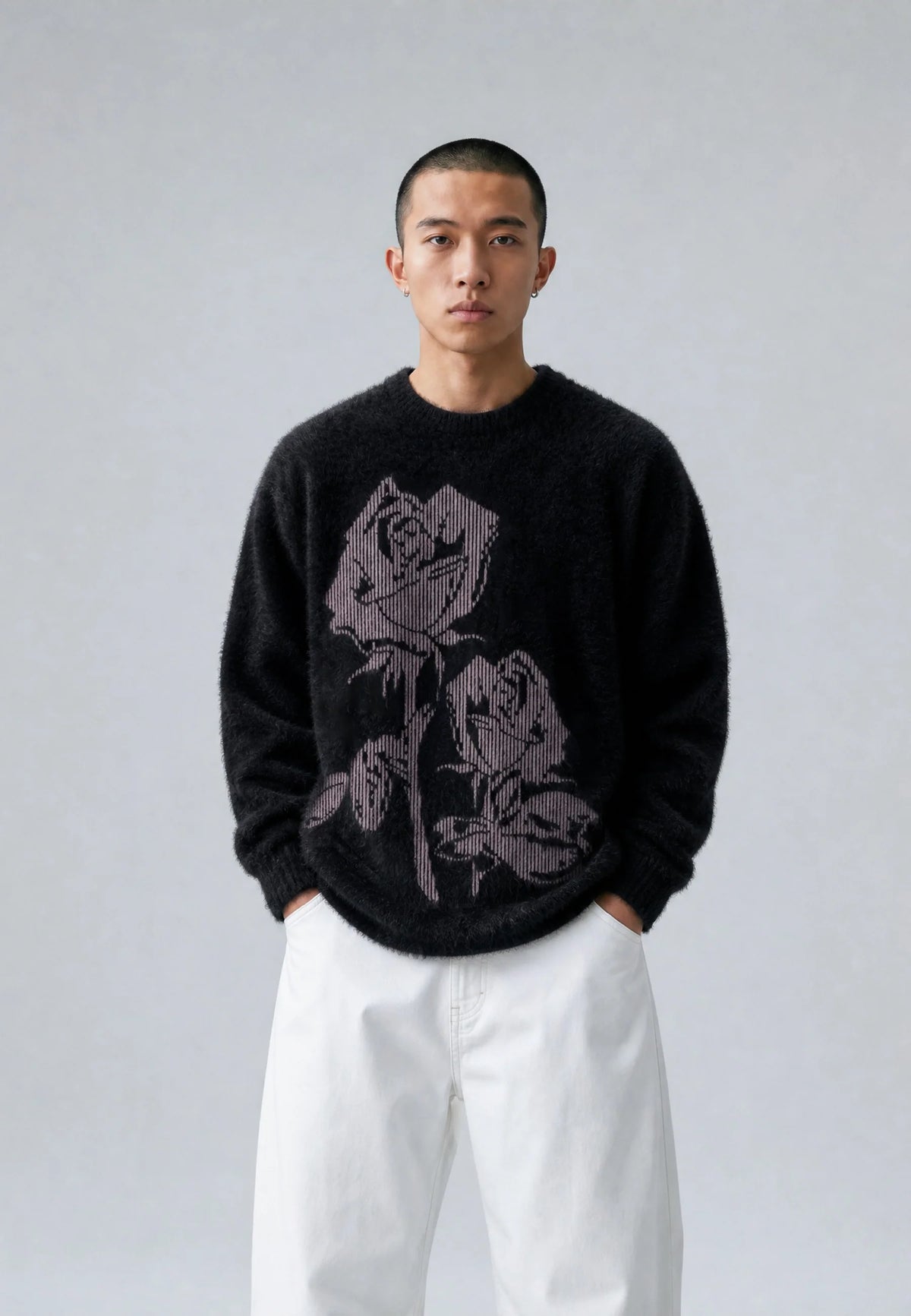 VERTERE - MORPH ROSE KNIT SWEATER