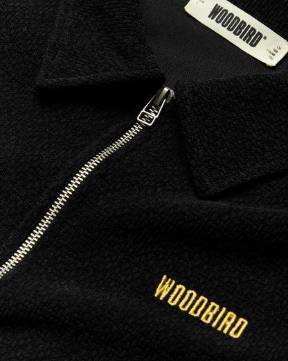 WOODBIRD - WBHIRO LS JIU ZIP POLO