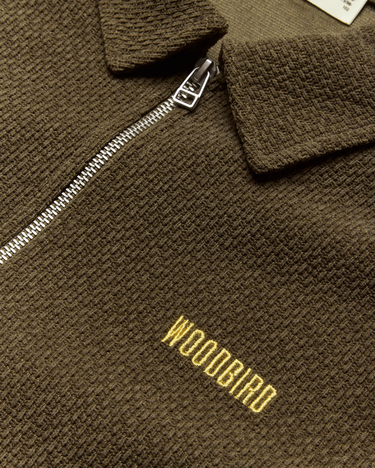 WOODBIRD - WBHIRO LS JIU ZIP POLO