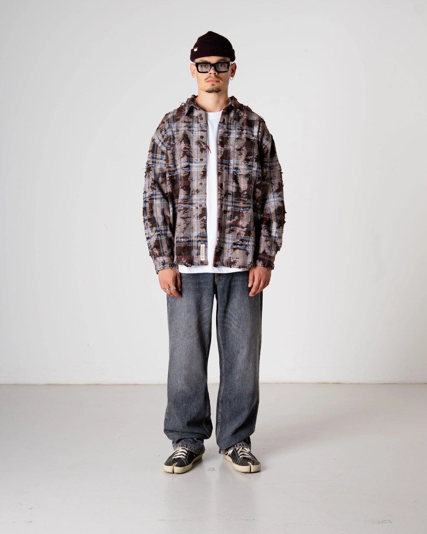 WOODBIRD - WBJONG RIPPED SHIRT