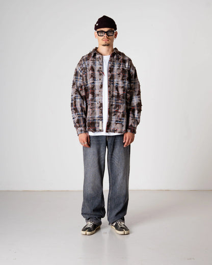 WOODBIRD - WBJONG RIPPED SHIRT