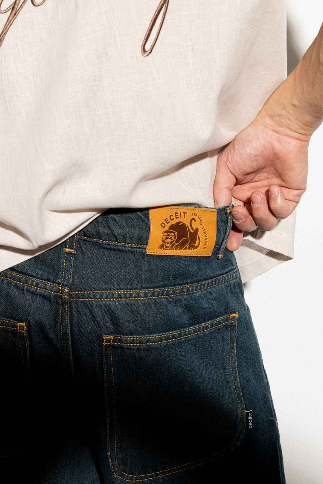 DECEIT - I DON'T CARE DENIM SHORT