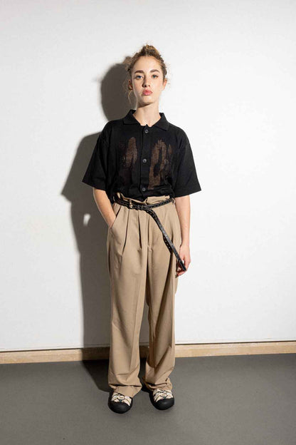 DECEIT - SCRATCHY MACRAME SHIRT